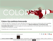 Tablet Screenshot of colors-up.com